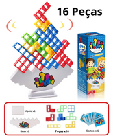 Torre Tetris - jogo de tabuleiro equilibrar blocos