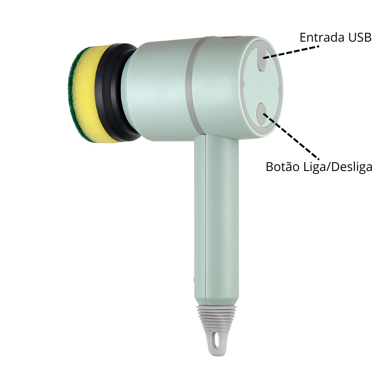 Swivel - Escova de Limpeza Elétrica