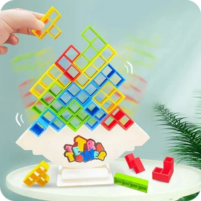 Torre Tetris - jogo de tabuleiro equilibrar blocos